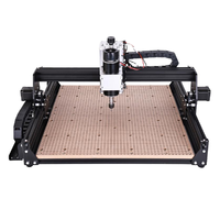 Máquina CNC Router CNC4540 de 500W y 3 Ejes con Cojinete de Husillo Único para Pequeños Negocios, Multifunción, para Fabricación de Letreros, Madera y Acrílico