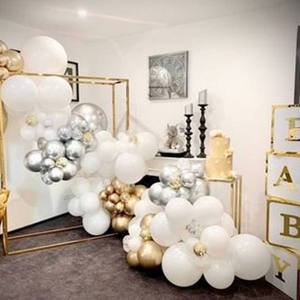 Gold Square Metal Arch <b>Stand</b> Birthday Party Supplies Background Wedding Arch <b>Backdrop</b> <b>Stand</b> - Product Image 2