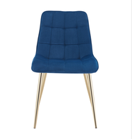 Chaises royales antiques en velours, jambes dorées, mobilier de cuisine, de restaurant, en vente