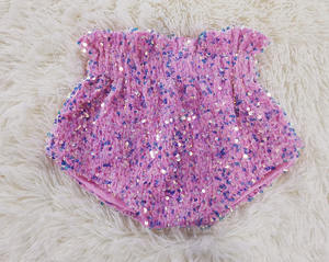 High Quality RTS Toddler Girl <strong>Sequin</strong> <strong>Shorts</strong> Baby Girl Bloomer Wholesale <strong>Kids</strong> Casual <strong>Shorts</strong> - Product Image 4