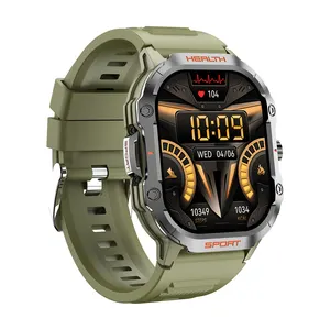 2024แฟชั่นสมาร์ทนาฬิกาHK24 NFCความดันออกซิเจนในเลือดอุปกรณ์สวมใส่กีฬาคําแนะนํา2.01นิ้วAMOLE HK24 Smartwatch Ultra S9