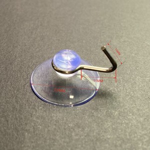 <b>Clear</b> PVC Powerful Absorption with Hole Suction Cup for kitchen - Product Image 3