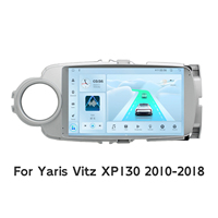 Autoradio 9 pouces pour Toyota Yaris Vitz XP130 2010-2018 LHD RHD Lecteur stéréo Android pour voiture Écran tactile sans fil CarPlay Auto