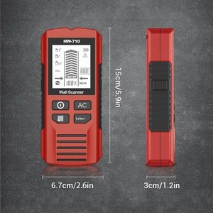 HEDAO HW-710 Detector Multifuncional de Metales y Paredes, Localizador de Vigas Portátil, Rastreador de Profundidad de Cables y Alambres de CA para Paredes - Product Image 1