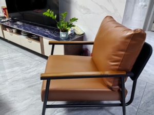 Sofá Individual Tapizado de Lujo Sencillo para Sala de Estar, Dormitorio y Hotel, Muebles Modernos Nórdicos de Tela para el Hogar, Venta al por Mayor - Product Image 2