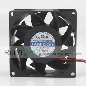 Ventilateur de refroidissement JAMICON 12V 48V DC24V 0.62A AC EC 8038 80X80X38MM 8CM à haut débit avec roulements à billes KF0838B2SRPR <span class=keywords><strong>pour</strong></span> convertisseur de fréquence - Product Image 2