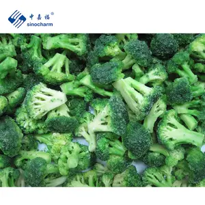 Sinocharm 2-4cm 3-5cm 4-6cm Frozen Halal Food Factory Price 1kg IQF Broccoli Cut