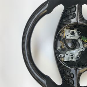 <span class=keywords><strong>Volant</strong></span> Excellent en Fibre de Carbone avec Garniture pour BMW <span class=keywords><strong>E46</strong></span> <span class=keywords><strong>M3</strong></span> en Cuir <span class=keywords><strong>Alcantara</strong></span>, Forme et Couleur Personnalisées - Product Image 5
