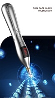 Masseur facial métallique avec écran numérique et contrôle de la température, appareil de massage facial portable, instrument de soin de la peau et de beauté