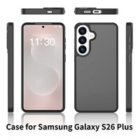 Nouvelle coque de téléphone robuste et fine en TPU pour SAM S25 Ultra/S26 Plus/S26Ultra/S25/A17 A55 A57 A53 A34, antichoc, anti-traces de doigts, finition givrée