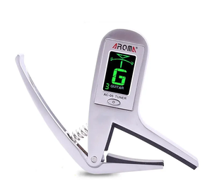 Sintonizador <span class=keywords><strong>de</strong></span> <span class=keywords><strong>guitarra</strong></span> con Clip <span class=keywords><strong>de</strong></span> Capo 2 en 1 portátil para <span class=keywords><strong>guitarra</strong></span>, bajo, cromático, multifunción, Universal - Product Image 2