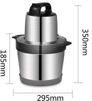 Hotsell 2026 Hachoir à viande électrique multifonction portable mini 10L 12L, Mixeur pour piler le yam et hacher la viande