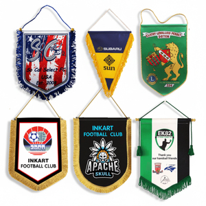 Banderines de Fútbol con Logotipo Personalizado, Bandera de Intercambio de <span class=keywords><strong>Amistad</strong></span> para Clubes, Artículos para Animar a los Aficionados al Deporte - Product Image 3