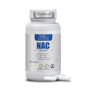 Capsules de supplément <span class=keywords><strong>NAC</strong></span>, capsules de <span class=keywords><strong>poudre</strong></span> de N-Acétyl-L-Cystéine, capsules <span class=keywords><strong>NAC</strong></span> - Product Image 1