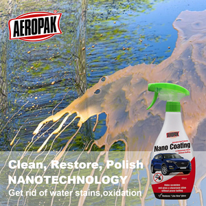 Aeropak 500ml Bouteille Auto Agent Céramique Lavage De Cire De Voiture Fortifier Supprimer Toutes Les Rayures <span class=keywords><strong>Nano</strong></span> Voiture Revêtement En Céramique Liquide Spray - Product Image 2