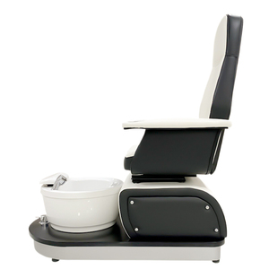 Sillón de Pedicura Multifuncional de PU para Salón de Belleza, Silla Reclinable para Uñas, Pestañas y Tratamientos Faciales, Giratoria 360°, Sofá para Baño de Pies y Manicura - Product Image 1