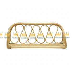 Nouvelle arrivée moderne bambou rotin suspendu étagère murale Vintage intérieur décoration de la maison Made in Vietnam - Product Image 1