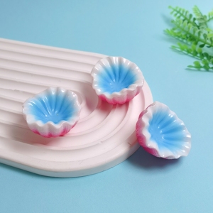 100 Breloques Coquillages Bleus Perle 3D Miniatures Modèles de Coquillages Marins Décorations pour Jardin Féerique Aménagement Paysager Fête Mariage - Product Image 4