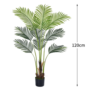 Palma Artificiale Grande Verde per Decorazione <span class=keywords><strong>Soggiorno</strong></span>, Pianta Artificiale di Lusso in PE - Product Image 3