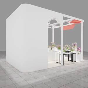 Với đèn <span class=keywords><strong>LED</strong></span>. Gian hàng trưng bày hoa tùy chỉnh. Để sử dụng trong các trung tâm mua sắm, cửa hàng, Cửa hàng Hoa và quầy trưng bày. - Product Image 5