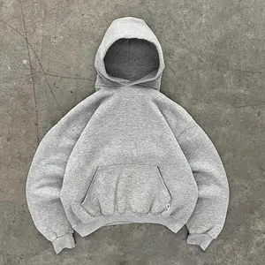 Áo Hoodie Khối Màu Cho Nam Kanye Áo Hoodie Dày Màu Xanh Dương Cho Em Bé Áo Hoodie Dày Mùa Thu Đông Bán Sỉ