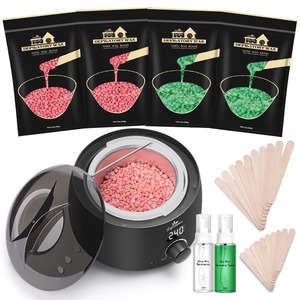 Most Popular 500Cc Personal Care Depilatory <b>Wax</b> Heater Machine Face & Body Hair <b>Removal</b> <b>Wax</b> Warmer <b>Kit</b> with Heating Function - Product Image 1