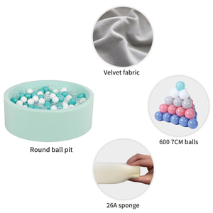 Fosses <span class=keywords><strong>à</strong></span> balles d'intérieur 31D en mousse personnalisées OEM/ODM pour bébés jeux souples pour enfants pour le salon - Product Image 4