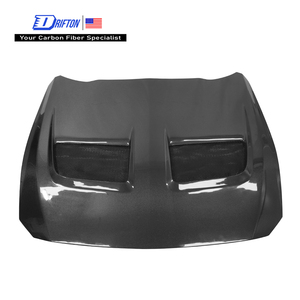 ฝากระโปรงคาร์บอนไฟเบอร์แบบแห้ง Drifton GTD Style สำหรับ Mustang ปี 2024 ขึ้นไป พร้อมผิวเงาและผิวด้าน - Product Image 1
