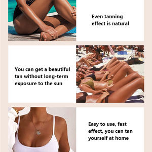 Marque privée Peptide naturel <span class=keywords><strong>Sun</strong></span> Carrot huile de bronzage crème Lotion Tan Accelerator Brozing <span class=keywords><strong>SPF</strong></span> Shimmer huile de bronzage - Product Image 5