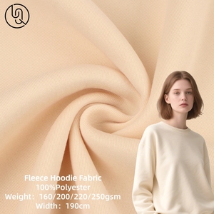 Nhà Sản Xuất Cung Cấp 150D 100% <span class=keywords><strong>Polyester</strong></span> Lông Cừu Vải Dệt Kim Cho Nam Giới Của Crewneck Áo Nỉ Cho Mùa Thu - Product Image 1