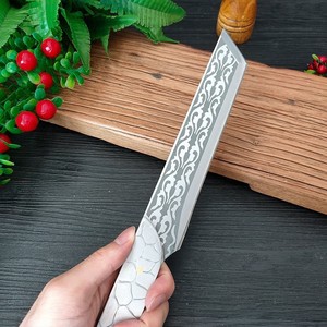 Yangjiang kitchen <b>knife</b>, one-piece steel <b>handle</b>, multi-purpose <b>knife</b> for chopping <b>bones</b>, patterned outdoor <b>knife</b>, portable - Product Image 4