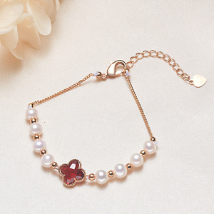 Zhuji Handmade Freshwater <b>Pearl</b> <b>Bracelet</b> Ins Wind Inspired Inscribed Bead Chain <b>for</b> <b>Women</b> <b>Women's</b> Fashion Charm Jewelry <b>for</b> - Product Image 1