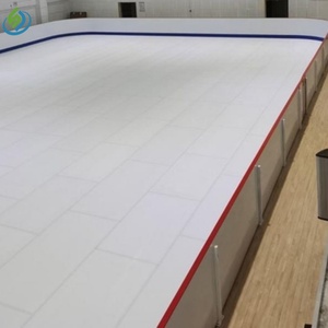 Pistes de <span class=keywords><strong>glace</strong></span> synthétique auto-lubrifiantes personnalisées, panneaux de sol en UHMWPE écologiques pour l'entraînement au patinage et au hockey - Product Image 5