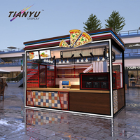 Conteneur commercial préfabriqué en aluminium personnalisé pour l'extérieur Cabine de café de bar étanche pour kiosque de café