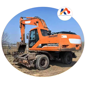 รถขุดล้อยางมือสองจากเกาหลี Doosan DH210W-7 Dh210 รถขุดไฮดรอลิก 21 ตัน 210W 150W สภาพดี - Product Image 1
