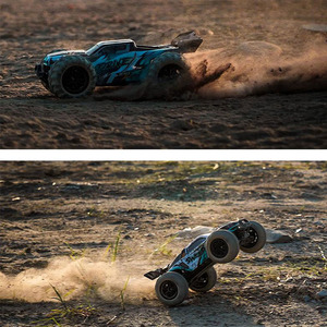 Aijh 70 km/h điều khiển từ xa xe 4WD với ánh sáng LED off-road leo núi 2.4G xuyên quốc gia xe 16102pro <span class=keywords><strong>RC</strong></span> Xe đồ chơi - Product Image 4