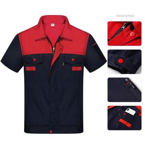 Pants Work Scrub Uniform and Factory Direct Spring Workwear Jacket Custom <b>Construction</b> Suit <b>Overalls</b> Car Repair Clothes - Product Image 3