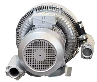 Souffleur d'air annulaire régénératif industriel à double étage, personnalisable, électrique AC, 10 CV, moteur 100 % cuivre, haute performance, direct usine