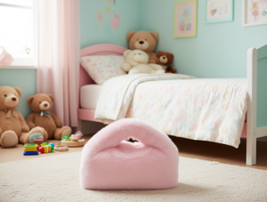 Borsa Peluche Quadrata Rosa in Finta Pelliccia Giocattolo per Bambini Unisex 11CM 30CM - Product Image 2