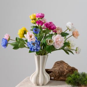 <span class=keywords><strong>Fleur</strong></span> artificielle Tianxiang pivoine en tissu de soie haut de gamme, fabriquée à la main, écologique, style moderne, pour vitrine d'hôtel, décoration de maison, Pâques - Product Image 2
