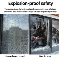 Moderne 3D-Riffel-Dekorationsglasfolie Selbstklebende Vinyl-Fensterfolie für Glastüren und Fenster aus PET-Material