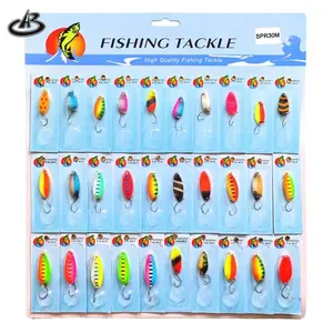 Set di carte di carta Spinner esche da pesca esche artificiali assortiti esca da pesca Set esca da pesca attrezzatura da pesca 30 pz - Product Image 1