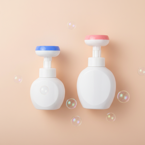 Flacon <span class=keywords><strong>pompe</strong></span> moussant en PET de 300 ml/500 ml en forme de fleur pour distributeur de cosmétiques - Product Image 4