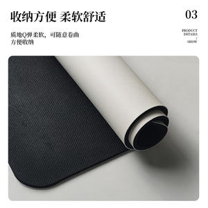 Alfombra Absorbente para Baño, Diseño Floral, Efecto Visual 3D, Antideslizante, Secado Rápido, Rectangular, Fibra de Poliéster, Estilo Contemporáneo - Product Image 5