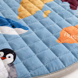 <span class=keywords><strong>Tapis</strong></span> de jeu matelassé <span class=keywords><strong>en</strong></span> coton coloré, <span class=keywords><strong>lavable</strong></span> <span class=keywords><strong>en</strong></span> <span class=keywords><strong>machine</strong></span>, idéal pour la <span class=keywords><strong>chambre</strong></span> de bébé, cadeau parfait pour les nouveau-nés, fabriqué depuis 7 ans - Product Image 4
