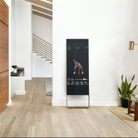 43-дюймовое напольное интерактивное фитнес-зеркало Magic Mirror с рекламным дисплеем, умным сенсорным ЖК-экраном и Android Smart Mirror FHD