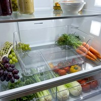 Boîte de rangement pour réfrigérateur en plastique transparent sans BPA, poignée transparente, facile à retirer, design facile à nettoyer, OEM