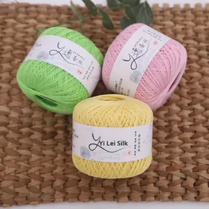 <span class=keywords><strong>Coton</strong></span> pur n° <span class=keywords><strong>Fil</strong></span> à tricoter en laine mélangée, 8 brins, teint en torsades, <span class=keywords><strong>pour</strong></span> vêtements printemps-été - Product Image 3