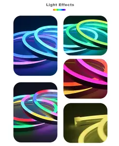 Tuya Leucht reklame rgbic Led Light wasserdicht LED Neon Flex 12V Streifen Seil Sync Box Flex Neon Seil Licht