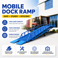 Rampe de chargement mobile pour chariot élévateur, camion porte-conteneurs, entrepôt, chargement et déchargement